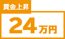 賃金上昇 24万円